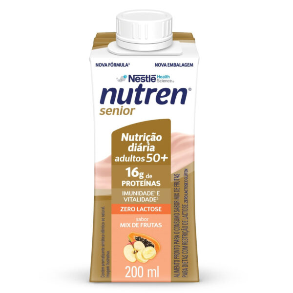 Complemento Alimentar Nutren Senior Mix de Frutas Zero Lactose 200ml