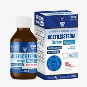 Suplemento Alimentar Acetilcisteina 40mg/ml Xarope Sabor Morango 120ml