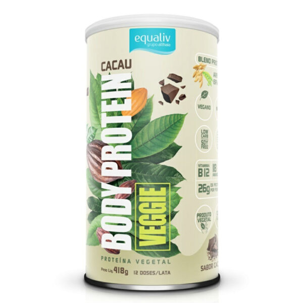 Suplemento Alimentar Equaliv Body Protein Sabor Cacau 418g