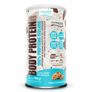 Suplemento Alimentar Equaliv Body Protein Cookies e Cream 450g
