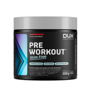 Pre Workout Dux Human Health Stim Free Frutas Vermelhas 300g