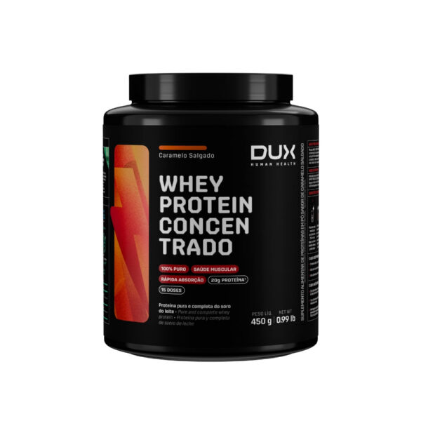 Whey Protein Concentrado Dux Human Health Caramelo Salgado 450g