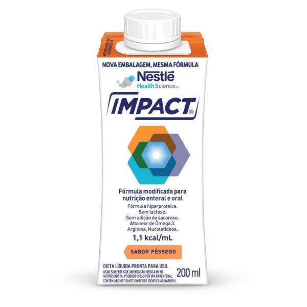 Nutrição Enteral e Oral Impact Pêssego 200ml