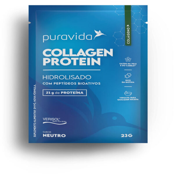 Colágenos Puravida Collagen Protein Neutro 23g