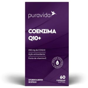 Suplemento Alimentar Puravida Coenzima Q10+ 200mg – 60 Cápsulas