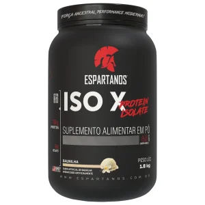 ISO X Protein 100% Pure Isolate 1800G – Espartanos – Sabor: Baunilha