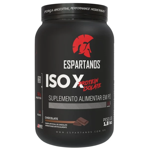 ISO X Protein 100% Pure Isolate 1800G – Espartanos – Sabor: Chocolate