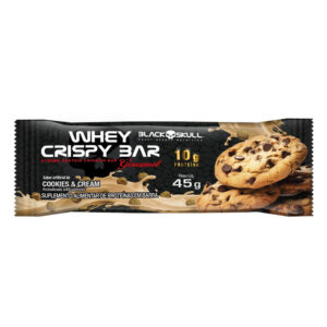 Whey Crispy Bar Black Skull Sabor Cookies & Cream 45g