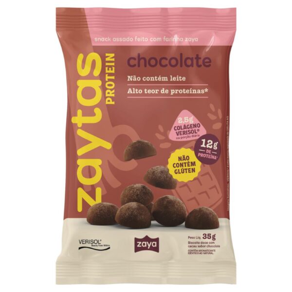 Snack Assado Zaytas Protein Chocolate 35g