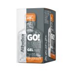 Suplemento Alimentar em Gel Atlhetica Nutrition Energy Now Sabor Laranja com Acerola 10 Sachês de 30g cada