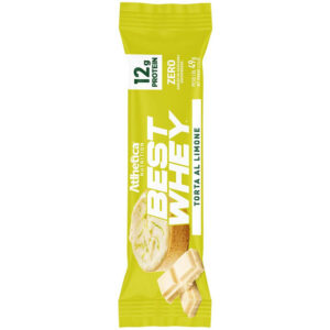 Barra de Proteína Atlhetica Nutrition Best Whey Sabor Torta Al Limone 49g