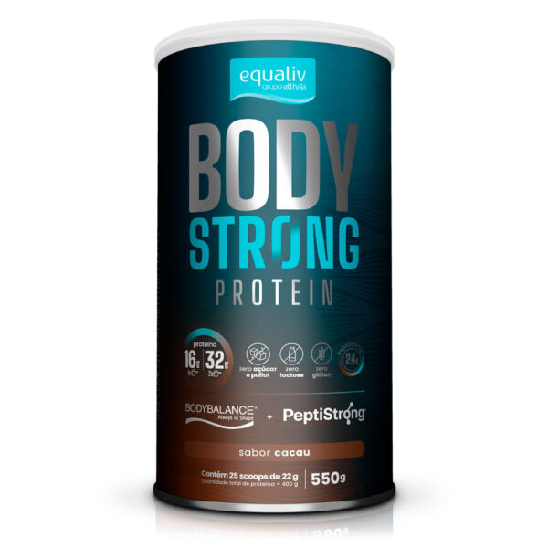 Body Strong Protein Equaliv Sabor Cacau 550g