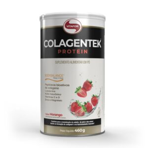 Suplemento Alimentar Vitafor Colagentek Protein Sabor Morango 460g