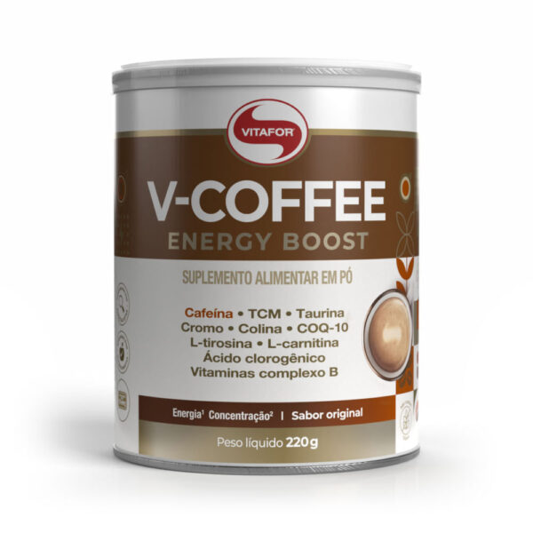 Suplemento Alimentar Vitafor V-Coffee Energy Boost 220g