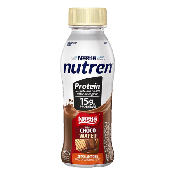 Bebida Láctea Nutren Protein 15g de proteínas Chocowafer 260ml