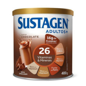 Complemento Alimentar Sustagen Adultos+ Sabor Chocolate – Lata 400g