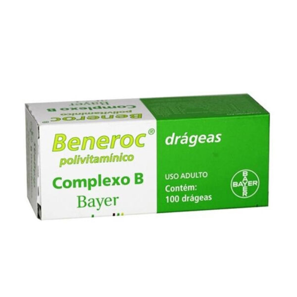Beneroc Complexo B Bayer 100 Drágeas