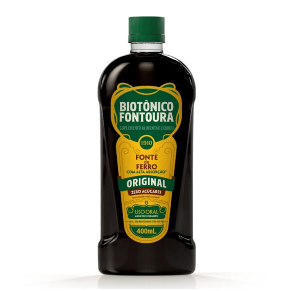 Biotônico Fontoura Suplemento de Ferro Original 400ml