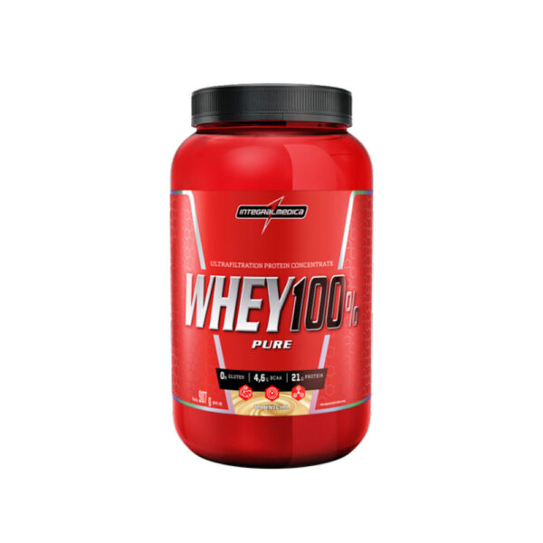 Super Whey 100% Pure 907g Sabor Baunilha Integralmedica
