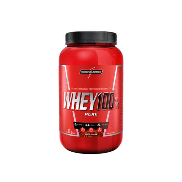 Whey 100% Pure Integralmedica Chocolate 907g