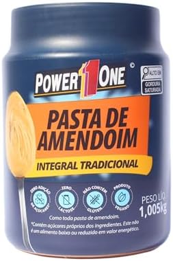 Pasta de Amendoim Integral – 1000g – Power One, Power One
