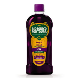 Biotônico Fontoura Suplemento de Ferro Sabor Uva 400ml