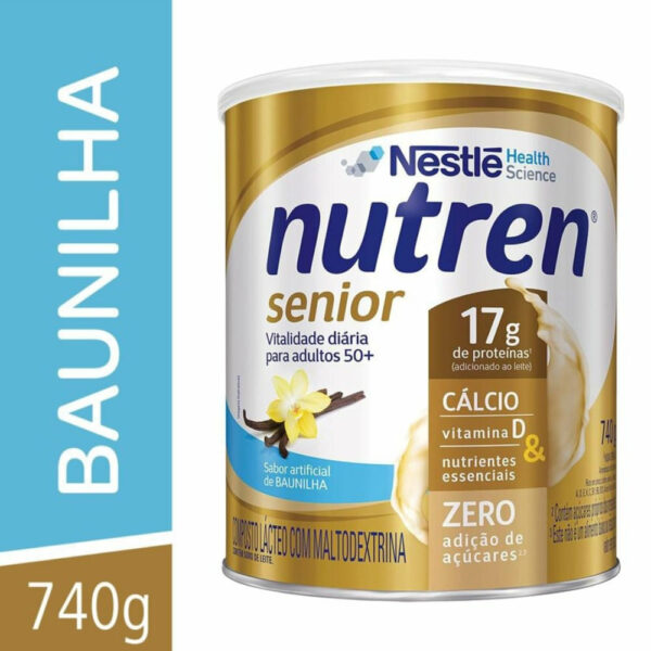 Complemento Alimentar Nutren Senior Baunilha 740g