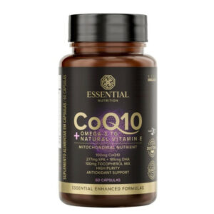 CoQ10 Essential Nutrition + Omega 3TG + Vitamina E 60 cápsulas