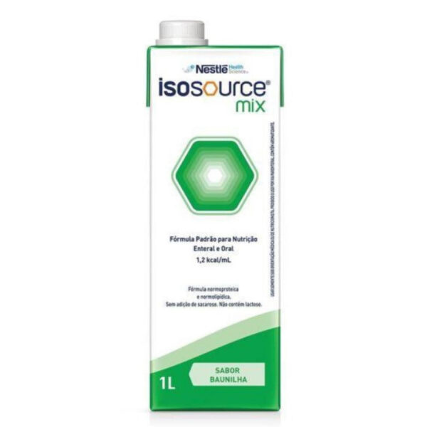 Nutrição Enteral Isosource Nestlé Mix Baunilha 1l