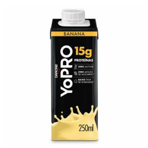 Bebida Láctea Danone Yopro 15g Proteínas Banana 250ml