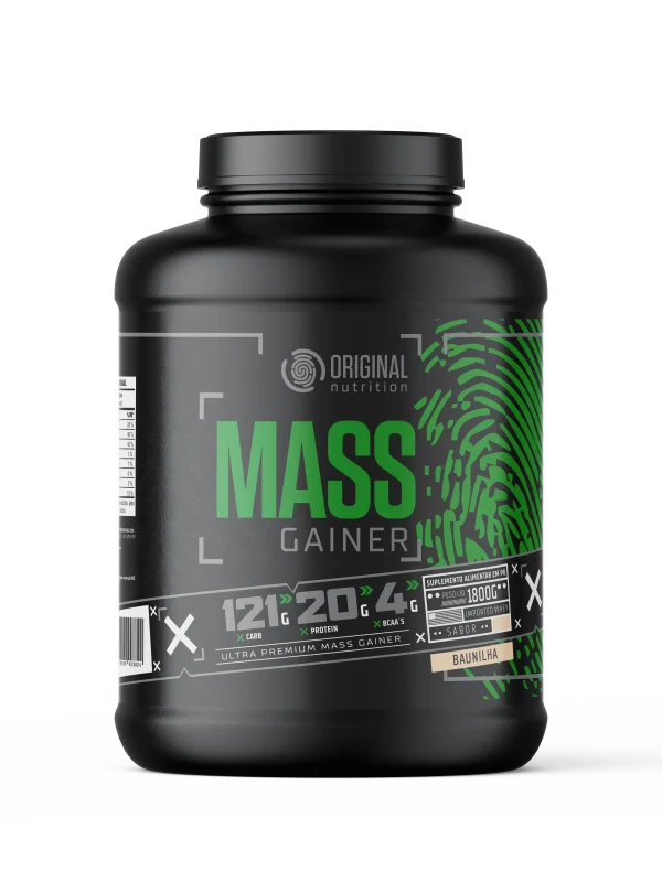 Mass Gainer Hipercalórico 1800G – Original Nutrition – Sabor: Baunilha