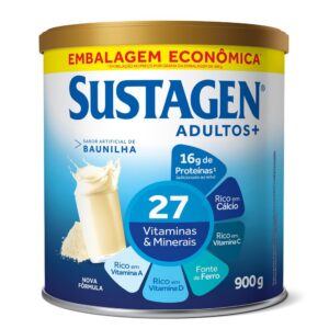 Complemento Alimentar Sustagen Adultos+ Sabor Baunilha Lata 900g