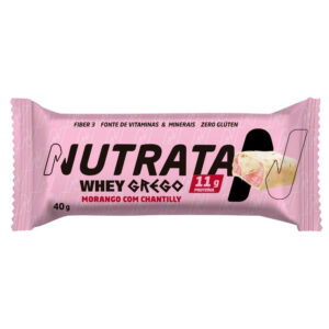 Whey Grego Bar Nutrata Morango com Chantilly 40g