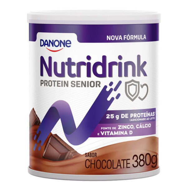 Suplemento Alimentar em Pó Nutridrink Protein Senior Chocolate 380g