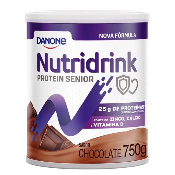Suplemento Alimentar em Pó Nutridrink Protein Senior Chocolate 750g
