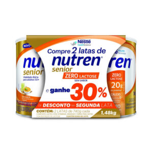 Composto Lácteo Nutren Senior Zero Lactose Sem Sabor 1,48kg