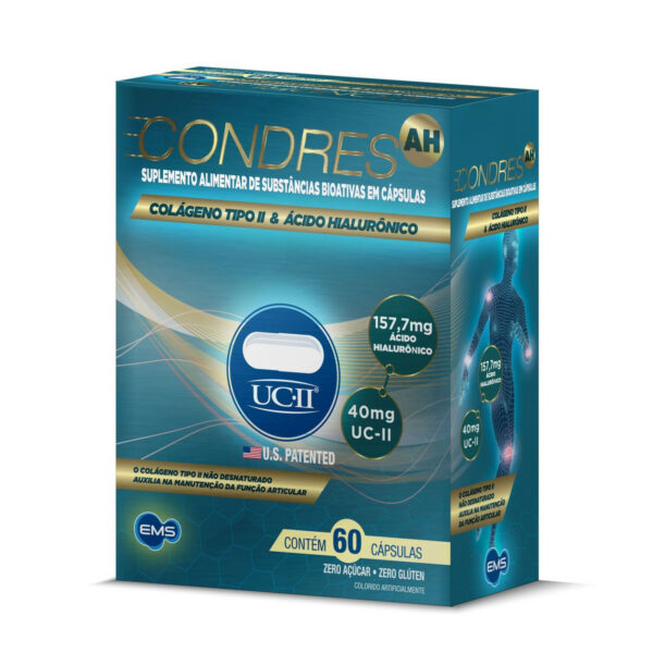 Colágeno Condres Ah Tipo 2 Ems 60 Cápsulas
