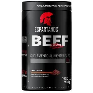 Beef Protein Isolate Hidrolized 900g – Espartanos – Sabor: Chocolate