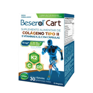 Suplemento Alimentar Beserol Cart Megalabs 30 Cápsulas Gelatinosas Moles