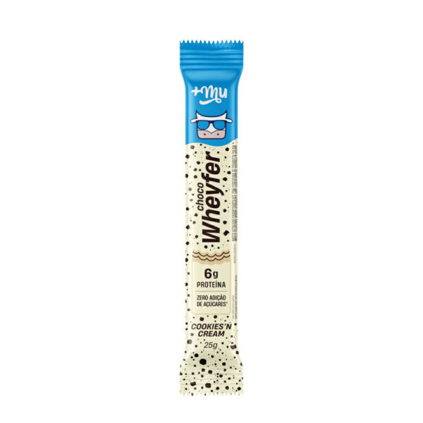 Choco Wheyfer +Mu Sabor Cookies & Cream 25g