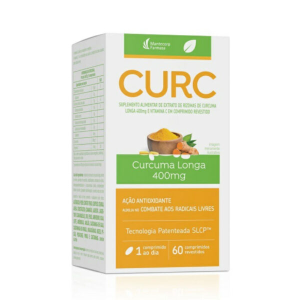 Suplemento Alimentar Mantecorp Curc 60 Comprimidos Revestidos