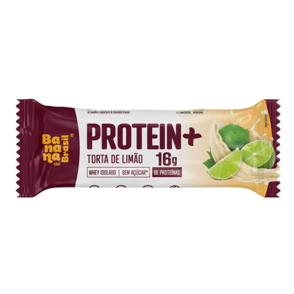 Barra De Proteína Banana Brasil Protein+ Torta De Limão 50g