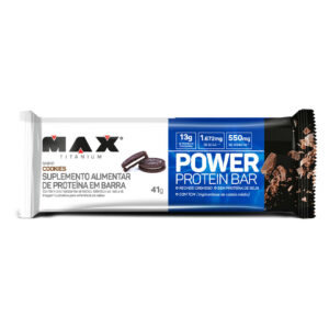 Barra de Proteína Max Titanium Power Protein Bar Cookies 41g