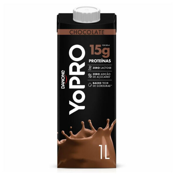 Bebida Láctea Danone Yopro UHT 15g Proteínas Chocolate 1L