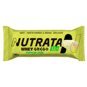 Barra de Proteína Whey Grego Torta de Limão Nutrata 40g