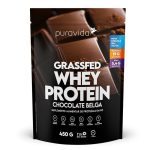 Suplemento Alimentar De Proteínas Puravida Grassfed Whey Protein Chocolate Belga 450g