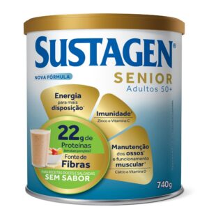 Complemento Alimentar Sustagen Senior Adultos 50+ Sem Sabor 740g