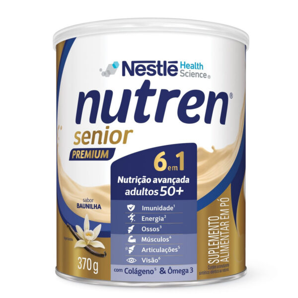 Suplemento Alimentar Nestlé Nutren Senior Premium Baunilha 370g