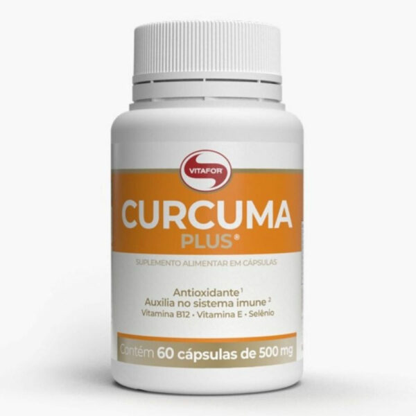 Suplemento Alimentar Vitafor Curcuma Plus 60 Cápsulas