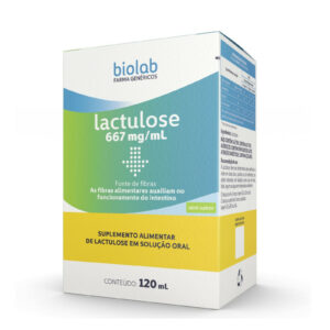 Lactulose 667mg/ml Biolab Solução Oral 120ml